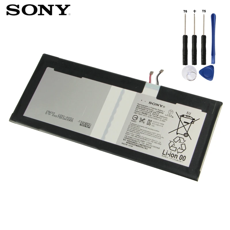 Оригинальный аккумулятор SONY для Sony Xperia Z4 Tablet Ultra SGP712 SGP771 LIS2210ERPX LIS2210ERPC Сменный
