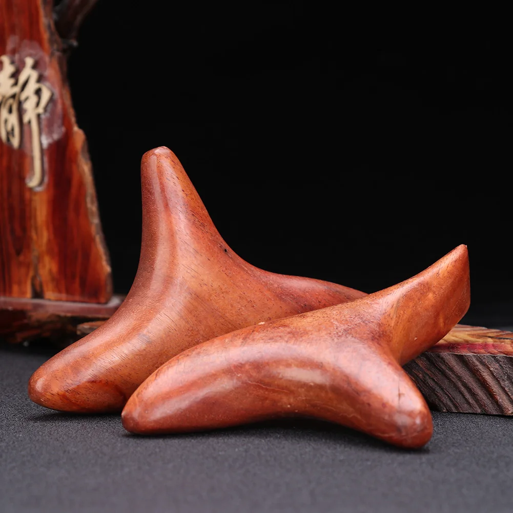 

Natural Wooden Triangle Body Massager Blood Circulation Acupuncture Therapy Reflexology Relax Stress Relief Guasha Massage Tool