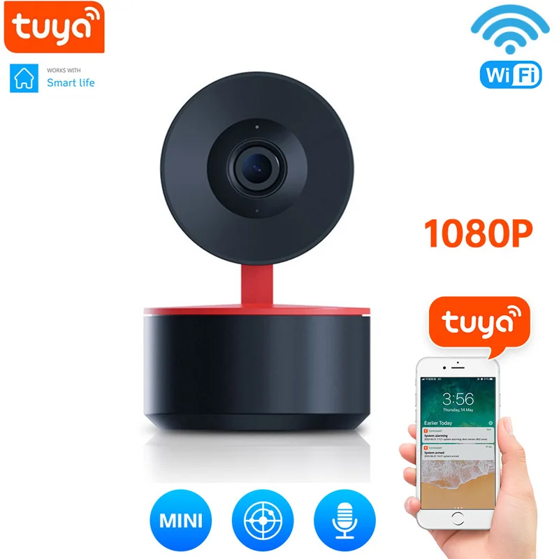 

Умная IP-камера Tuya, 1080P, с дистанционным управлением, Wi-Fi