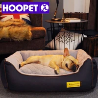 hoopet pet dog bed puppy kennel sofa house sleeping warm cat nest fall and winter high quality