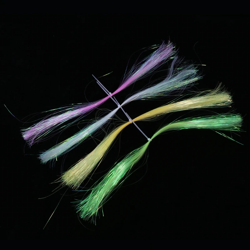 1 сумка для завязывания мушек рыболовная приманка 4 цвета светящаяся гирлянда 30