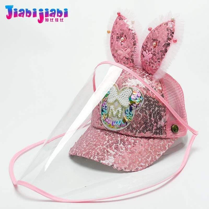 Летняя детская шапка маска для защиты лица от вирусов защита пятен прозрачная