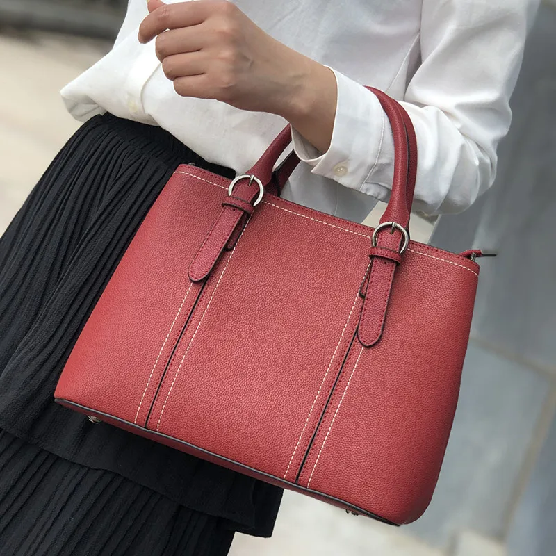 Сумки женские известные бренды 2019 новая кожаная замшевая сумка среднего