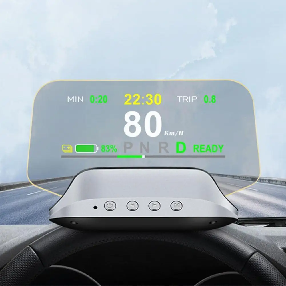 

for Tesla Model3 Car HUD Head-up Display OBD2 II Head-up Dashboard Speeding Projector Warning Windshield Speedometer Displa V3Q4