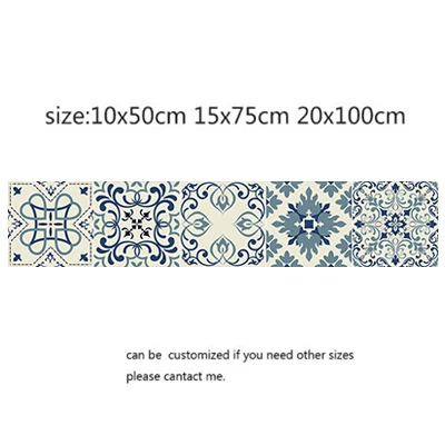 Наклейки на плитку в европейском стиле ретро ПВХ водонепроницаемые настенные