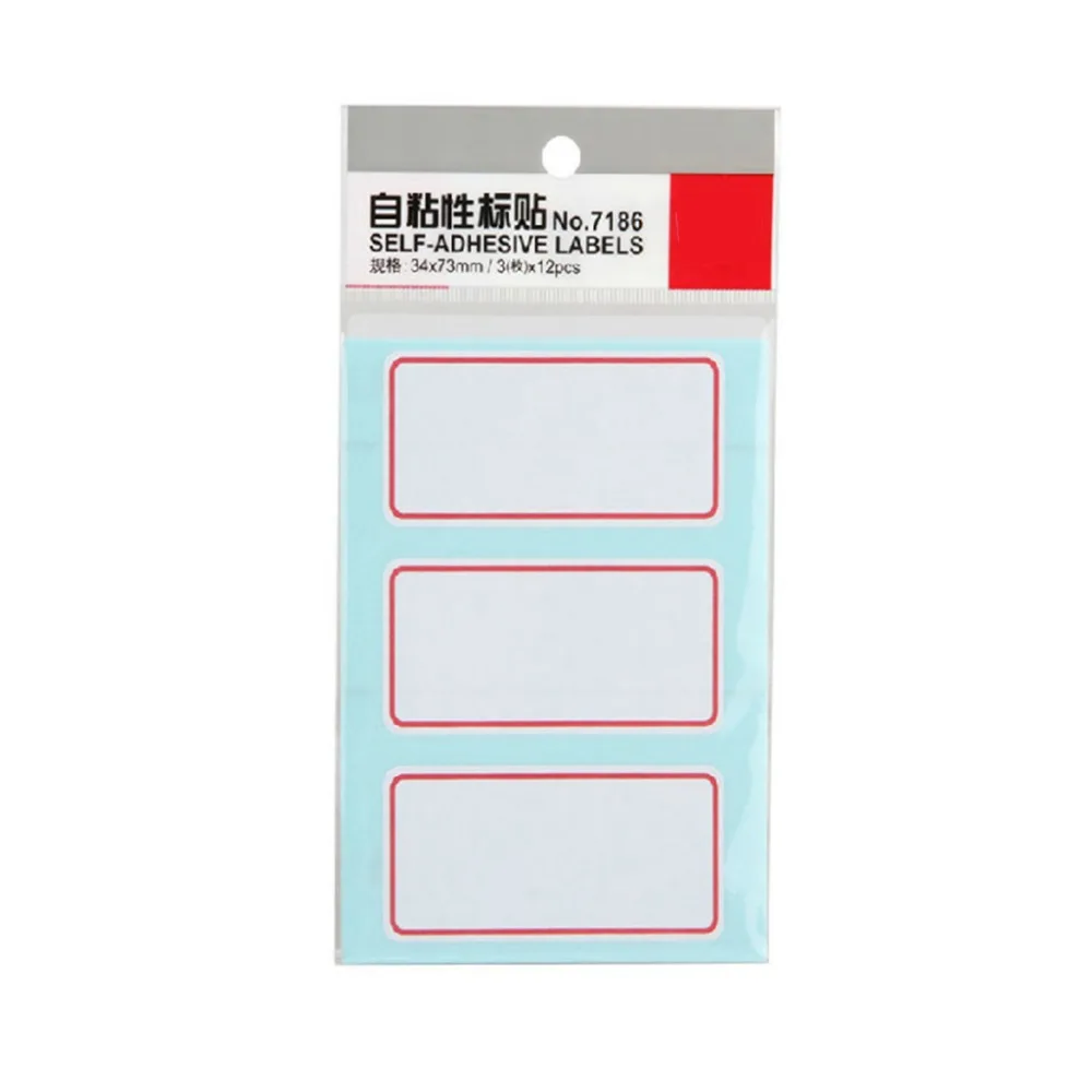 

34*73mm Self Adhesive Labels Bottle Stickers Office Lab Container Tags Printing Paper