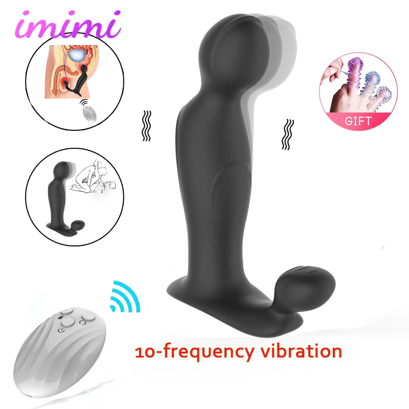 Мужской Вибратор для массажа простаты с дистанционным управлением секс игрушки