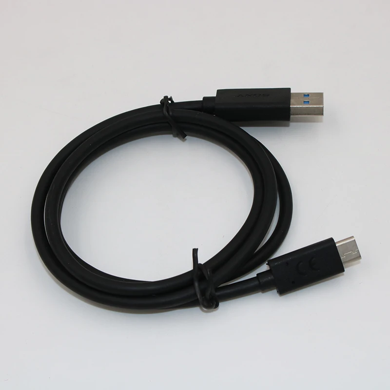 100% Оригинальный Sony UCB30 Type C кабель для быстрой зарядки USB c передачи данных 1 м Xperia XA1