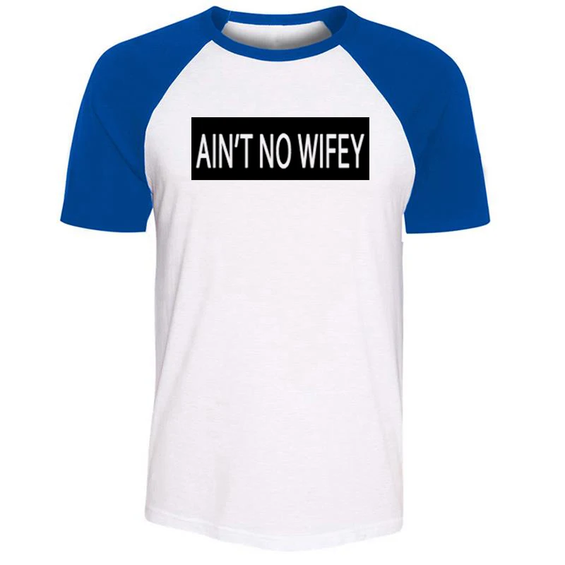 Черный AIN T не 'WIFEY логотип изображение классные быстро N 'LOUD крови пота и пива