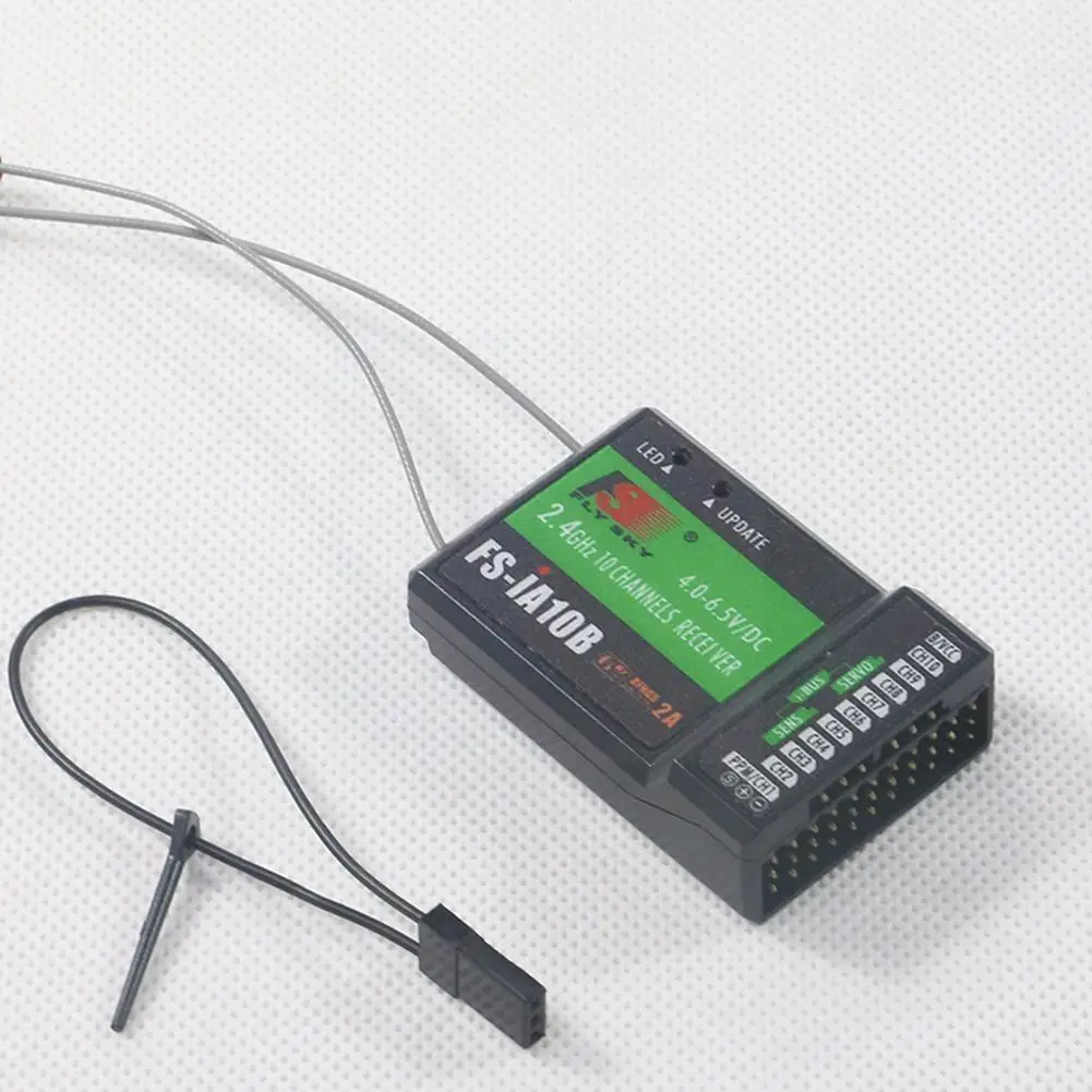 

Flysky IA10B 10-channel Receiver FS-IA10B With PWM PPM RC Output Quadcopter Helicopter Aircraft L3U6