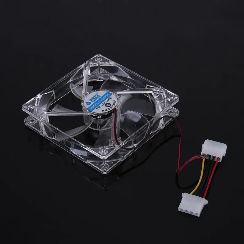 Чистая Бесшумная светодиодная подсветка 120 мм для корпуса ПК вентилятор