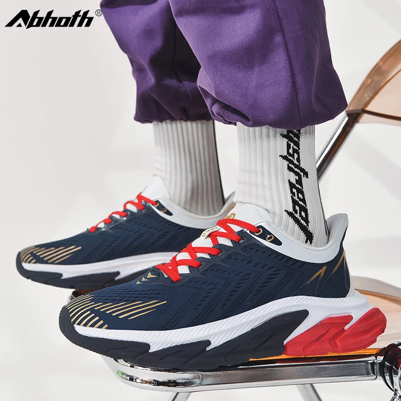 

Abhoth Mens Sneakers Summer Lace-up Mesh Breathable Men Running Shoes Light Comfortable Walking Shoes for Men Zapatos De Hombre