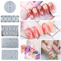 art of the nail silicone mold 27 durable designs 3d stereo crystal sculpture crystal molds into powdered tool of the nail art