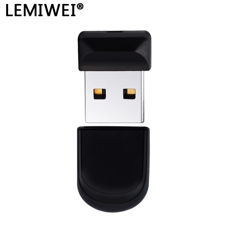 Миниатюрный USB флеш-накопитель Lemiwei 8 ГБ 16 32 64 USB-накопитель ЧЕРНЫЙ Флеш-накопитель