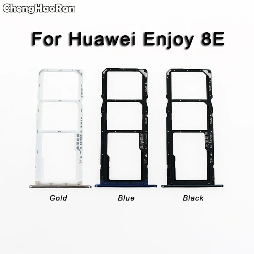 Лоток для SIM-карты ChengHaoRan держатель адаптер + лоток карт Micro SD Huawei Enjoy 8 Plus 8E Lite |