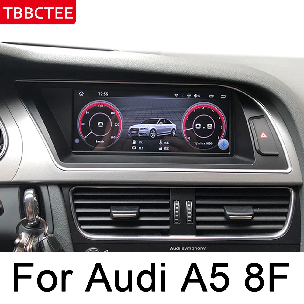 Автомобильный радиоприемник для Audi A5 8T 8F 2008 ~ 2016 MMI GPS Android навигация AUX Стерео