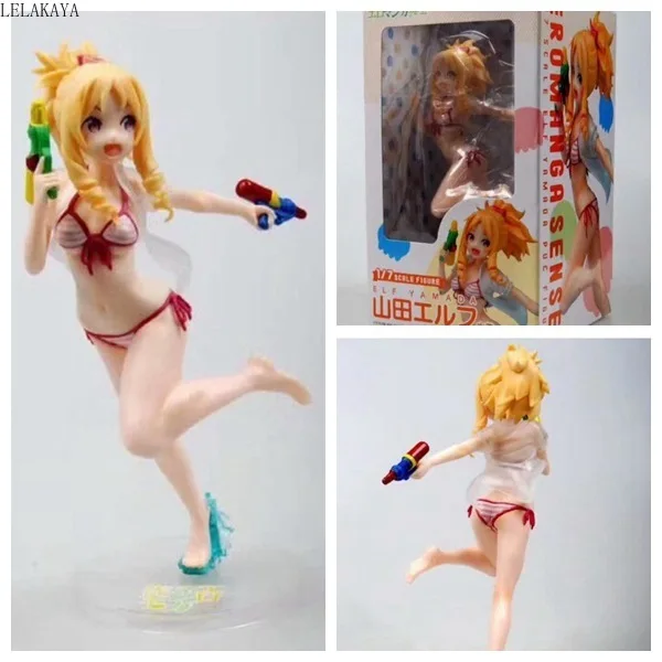Аниме 23 см Eromanga Sensei Yamada Elf бикини водяной пистолет Ver. Коллекционная экшн-фигурка