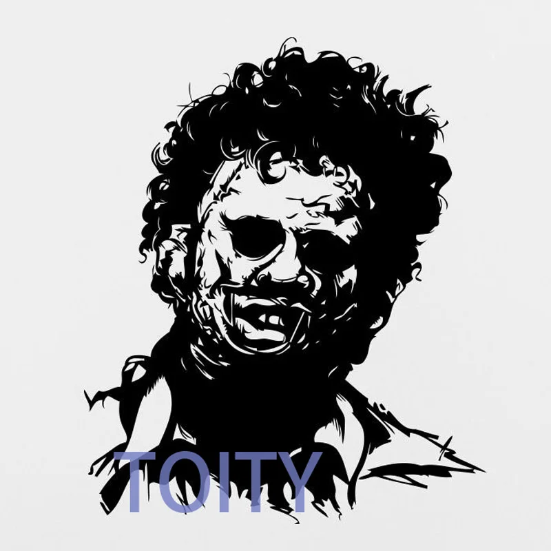 Freddy Krueger стикер на стену Jason Voorhees виниловая наклейка Майкл Майерс Leatherface Hellraiser Pinhead фильм ужасов маньяки плакат