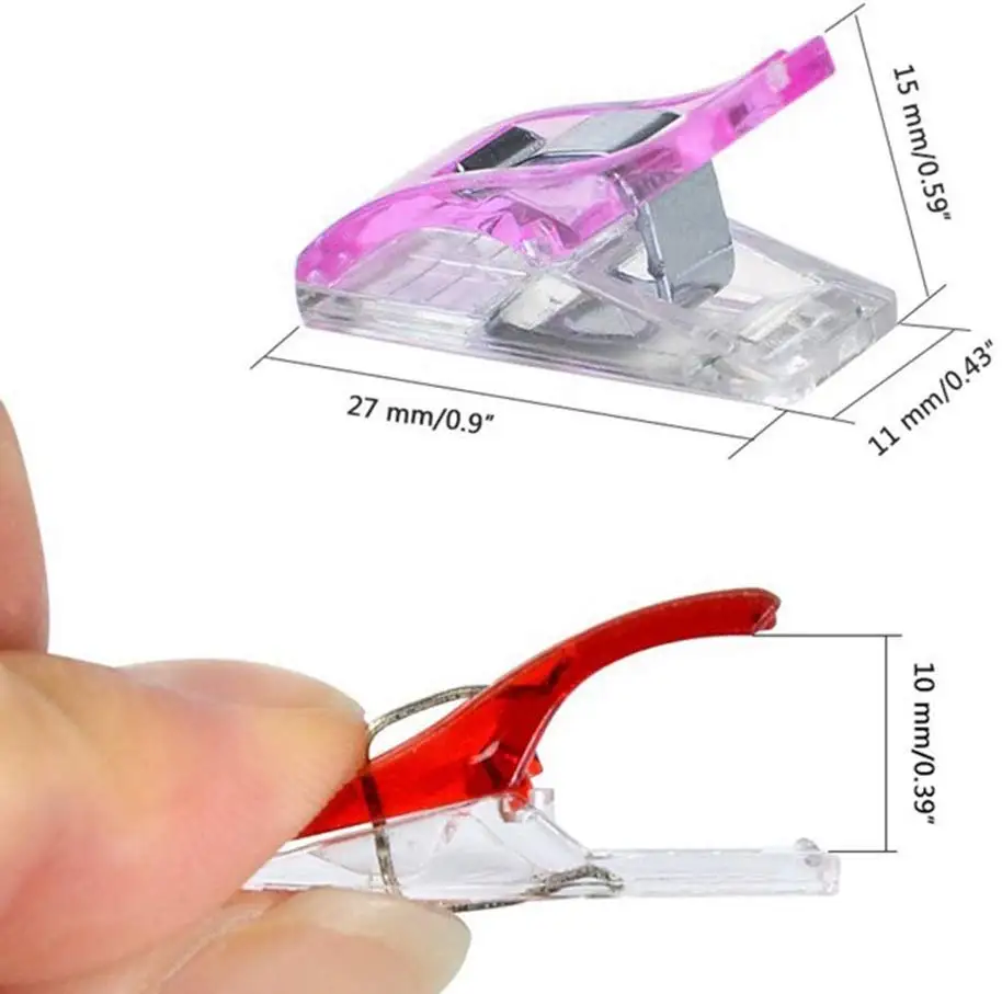 Clover clip /Quilt tools/patchwork sewing accessory Plastic Clips Clamps Fabric Craft Sewing Holder 120pcs | Дом и сад