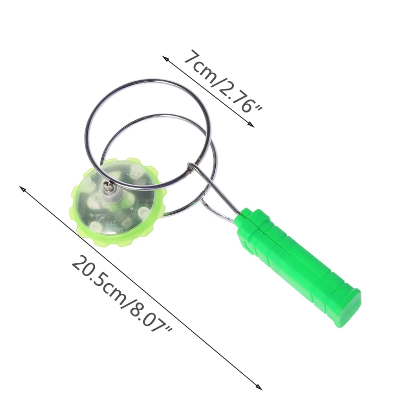 

Magnetic Gyro Wheel Magic Spinning LED Colorful Light Gyro YoYo Toys Kids Gifts