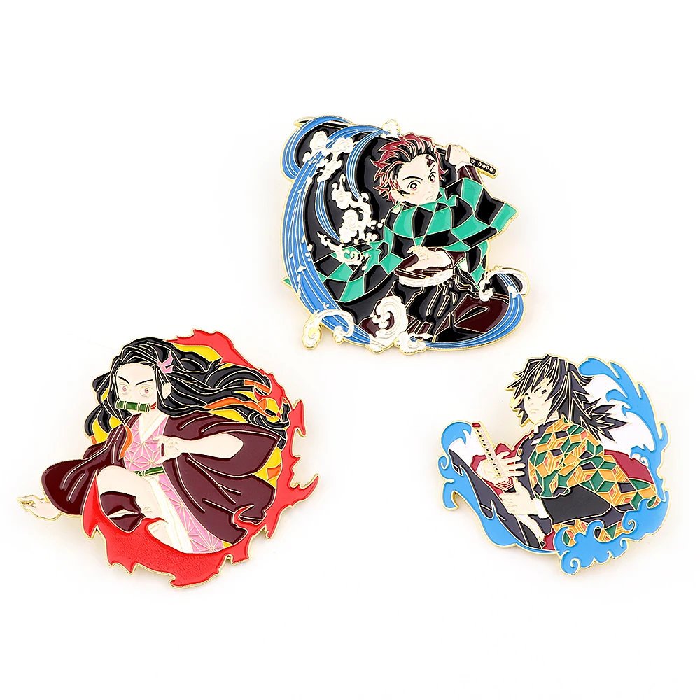 

K3079 Anime Butterfly Enamel Pin Brooches Cartoon Creative Metal Brooch Pins Denim Hat Badge Collar Jewelry
