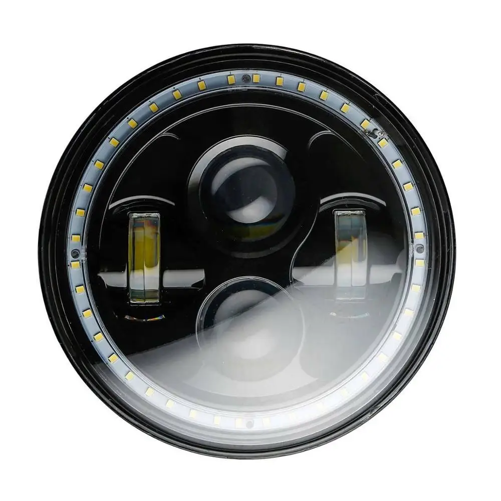 

7-дюймовая светодиодный ная фара для мотоцикла Harley Touring Road king Electra Glide Jeep CJ-8 Scrambler AM General Hummer