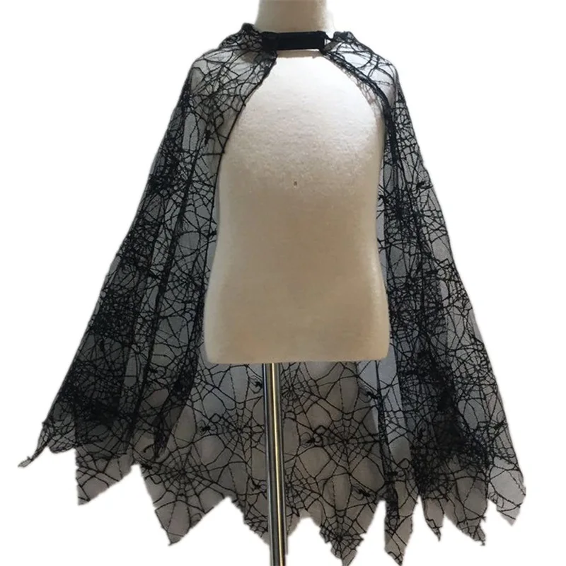 Паутина накидка паутина на Хэллоуин новая детская юбка шляпа ведьмы комплект