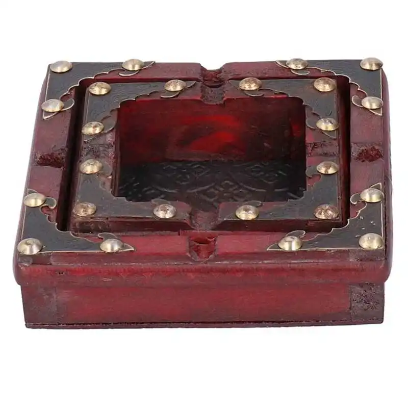 Пепельницы для гостиной офиса стола пепельницы деревянная пепельница античный