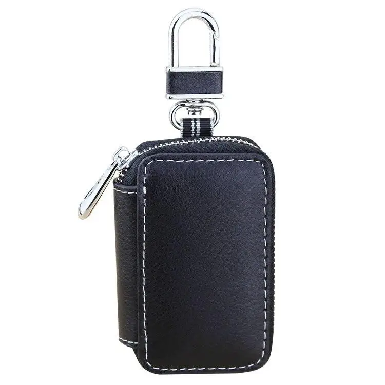 

eTya Hot Sale Car Key Wallets Women Men Genuine Leather Key Coin Purse Bag Holder Housekeeper Unisex Key Chain Organizer Wallet