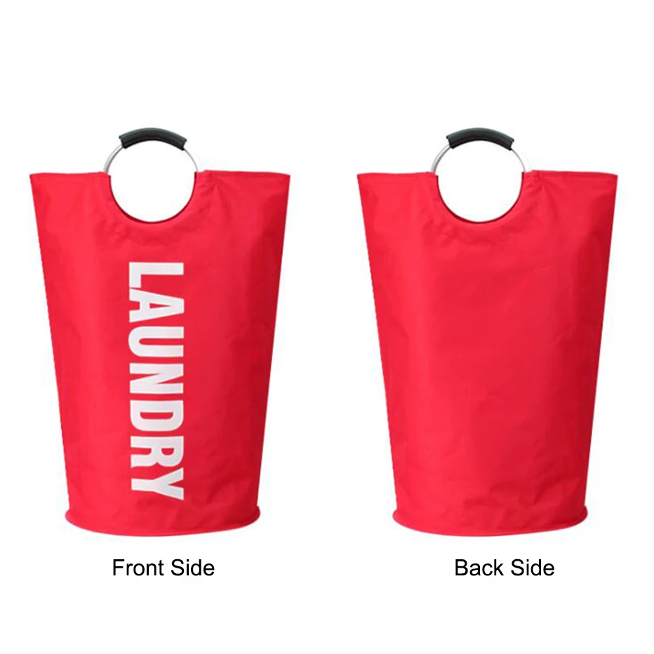 

Large Capacity Laundry Basket Collapsible Fabric Laundry Hamper Foldable Clothes Bag Washing Bin Clothes Storage Stand Organizer