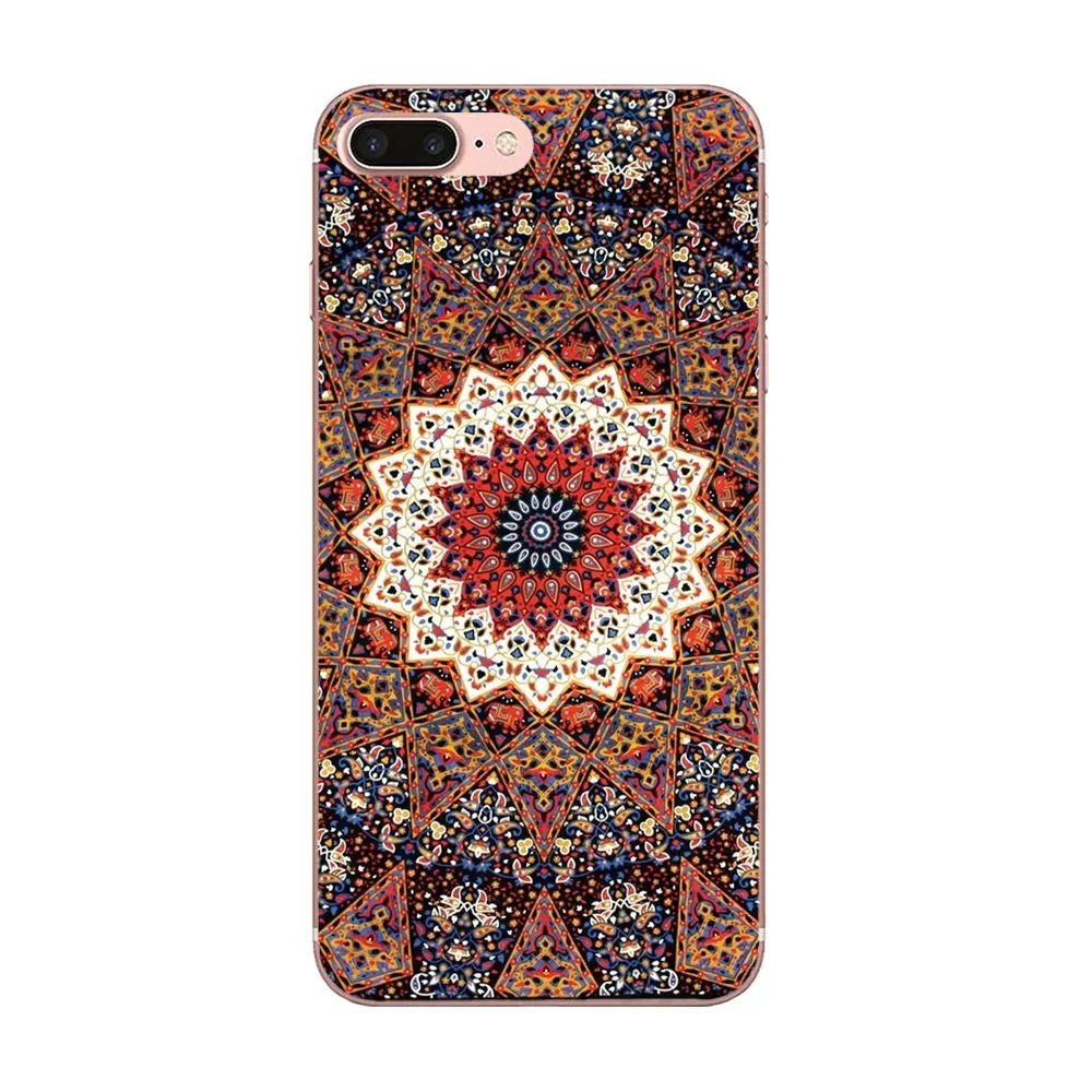 Цветок мандала для Galaxy A81 A71 A51 A01 S11 S20 Plus Ultra Note 10 Lite M60s M30S A70 A50 A20E A10S|Бамперы| |
