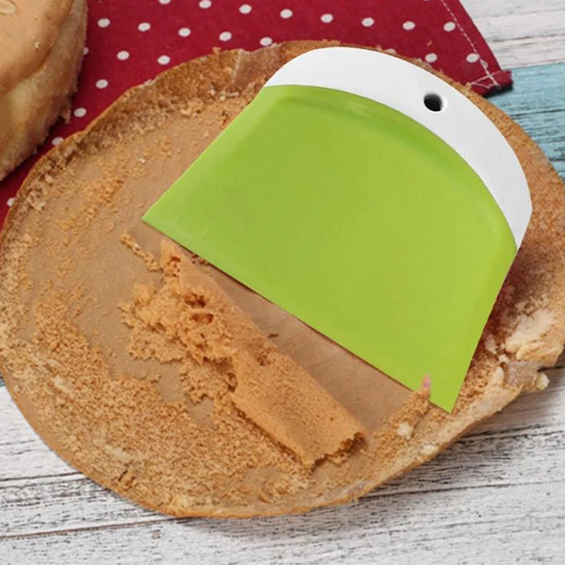 1 шт. скребок для теста нож масла пластиковый крем искусственная выпечка кухонный