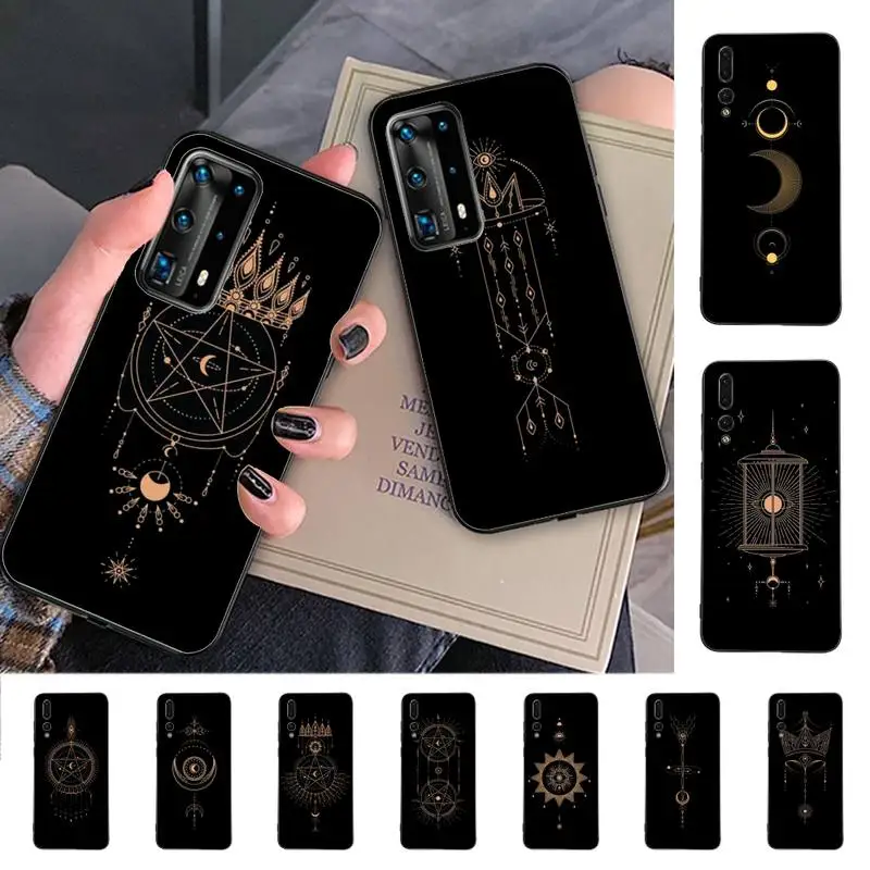 YNDFCNB астрологический Таро чехол для телефона Huawei P 8 9 10 20 30 40 lite pro Psamrt
