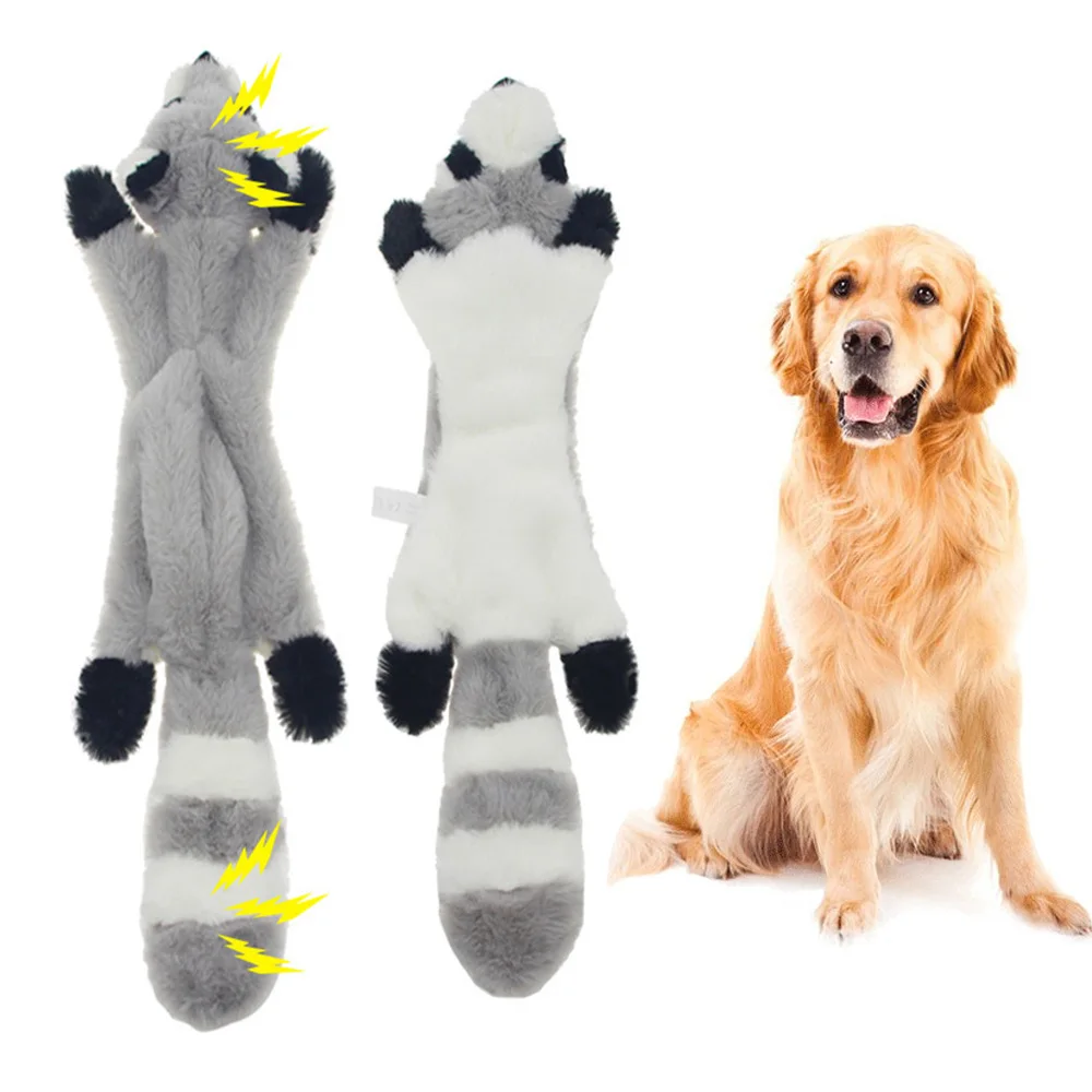 45 см игрушки для собак плюшевые чистки зубов пищалка съемник собаки лиса игрушка