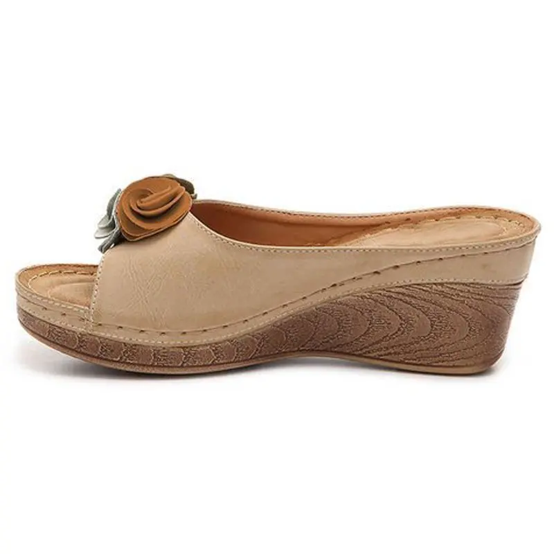 

2021 Women Sandals Summer Casual Female Platform Retro Shoes Outdoor Beach Platfroms Wedges Sandals Women's Shoes Large Size