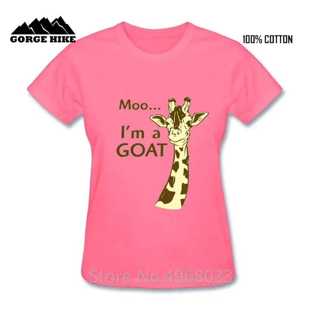 Юбилейная распродажа Забавный МОО... I'm Goat/Милая футболка с жирафом для малышей