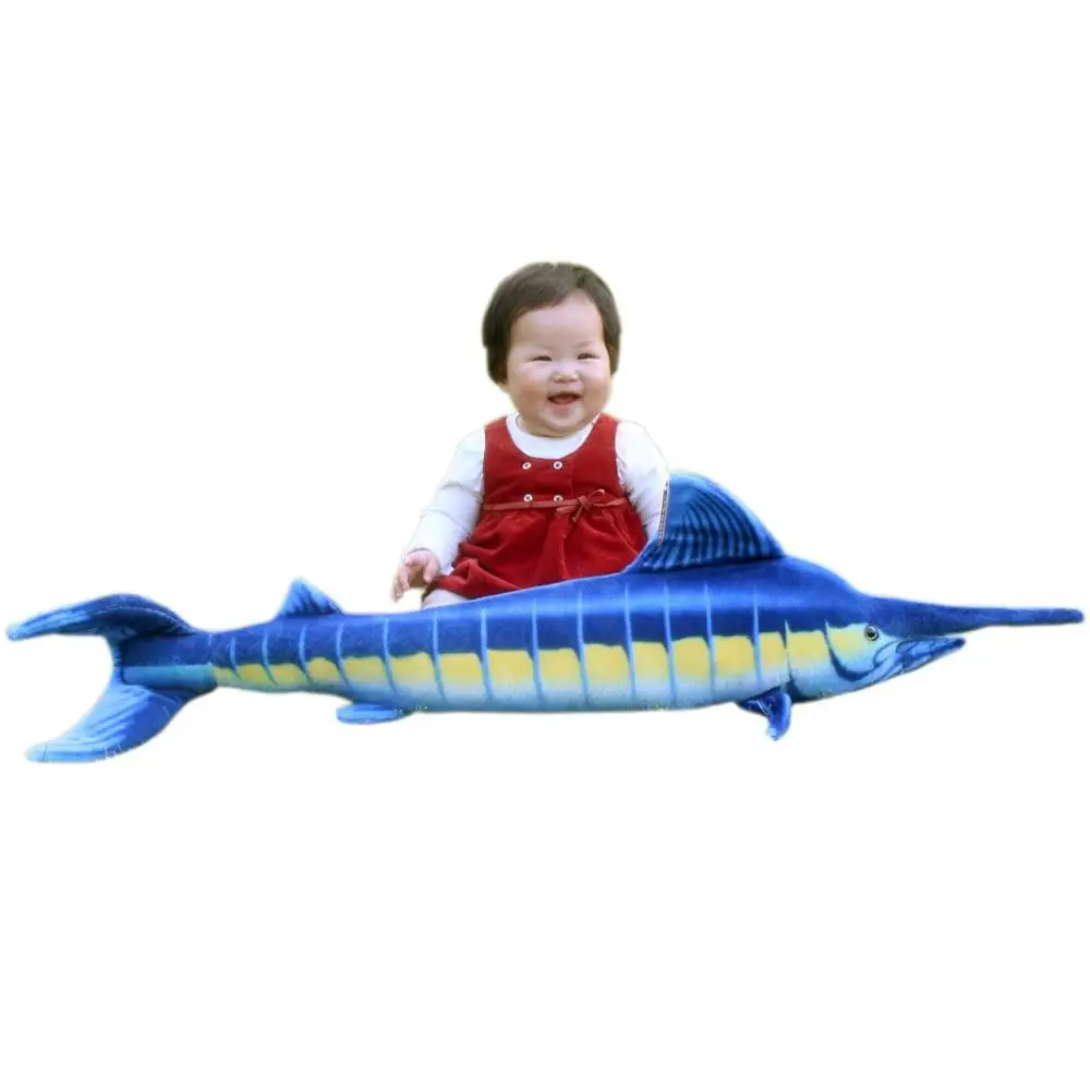 Giant Huge Life Size Shark Stuffed Marine Animals Toys Soft Plush Great | Игрушки и хобби