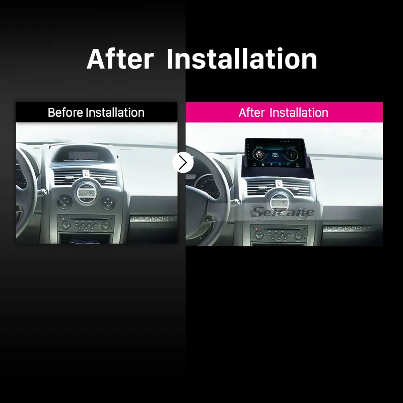 Seicane 2Din Автомагнитола 9 дюймов для Renault Megane 2 2004 2005-2008 Android 8,1 Автомобильный мультимедийный плеер gps Nagationi головное устройство TPMS