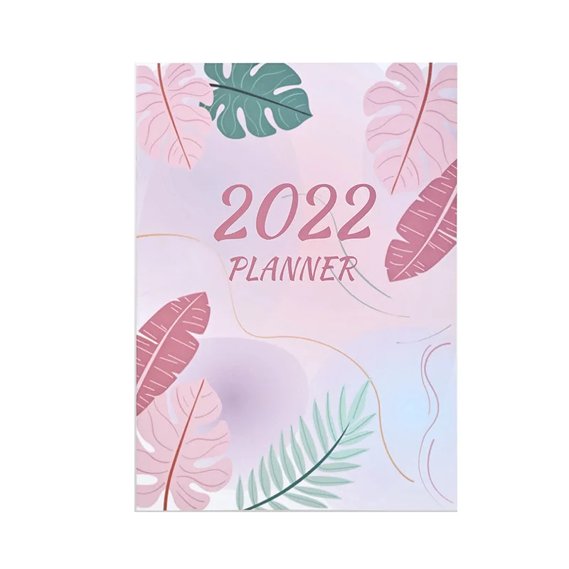 Ежедневник формата А4 2022 планировщик времени блокнот милый цветочный 16 листов