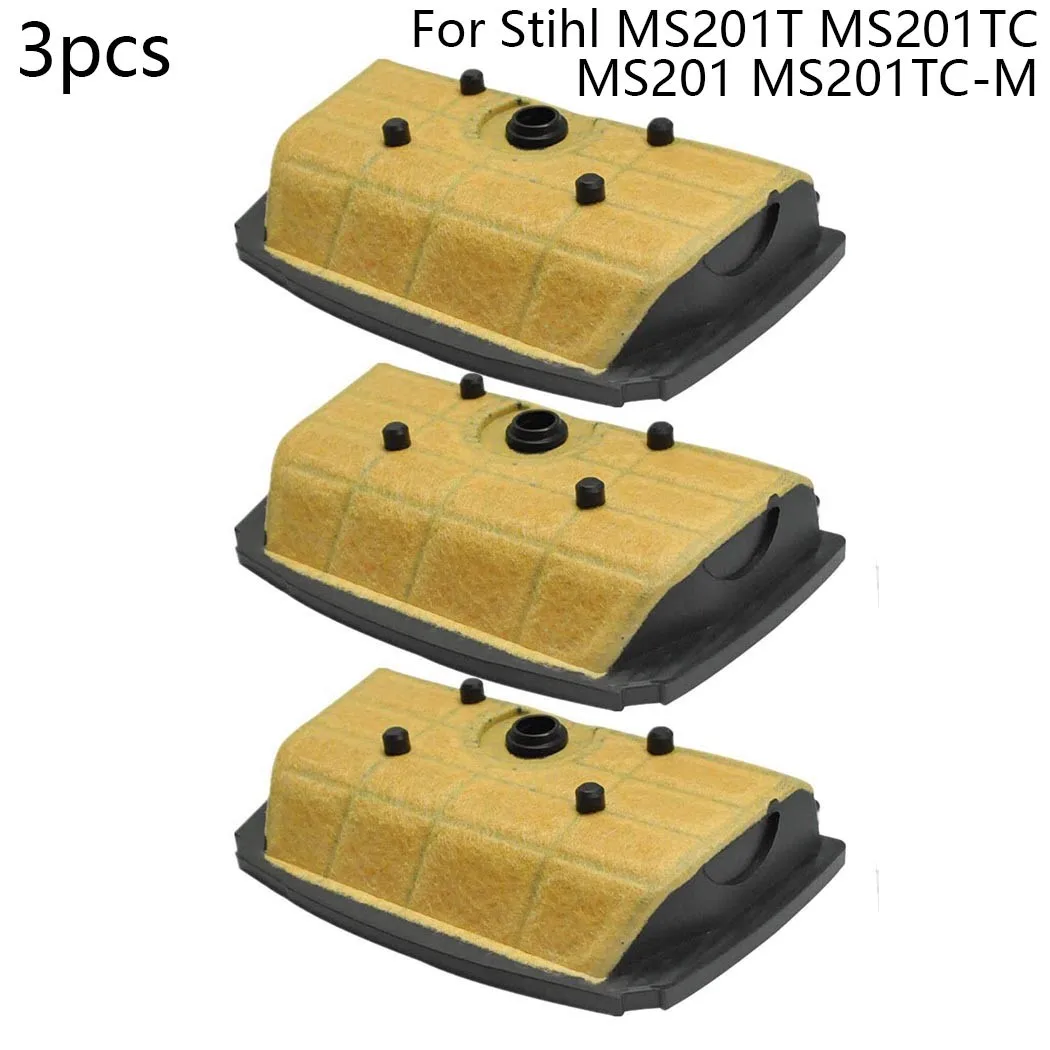 

3pc Air Filter Air Filter Chainsaw Cleaner For Stihl MS201 MS201T MS201TC