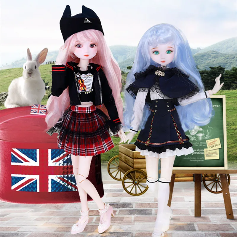 Fortune Days 1/4 BJD молочная королева Студенческая серия 34 шарнирное тело с макияжем 45 см