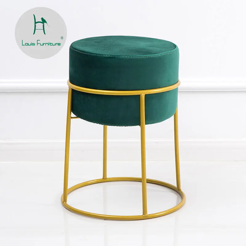 Louis Fashion табуретки и отвары домашнее хозяйство сетчатый красный ленивый диван| |