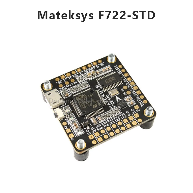 Matek Systems F722 STD STM32F722 система управления полетом Встроенный OSD BMP280 барометр Blackbox для