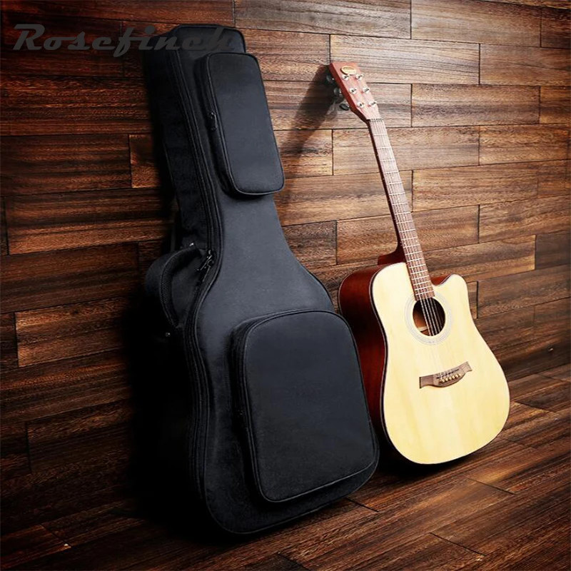 Высокое качество 40/41 дюймов утолщенные плечи чехол для акустической гитары