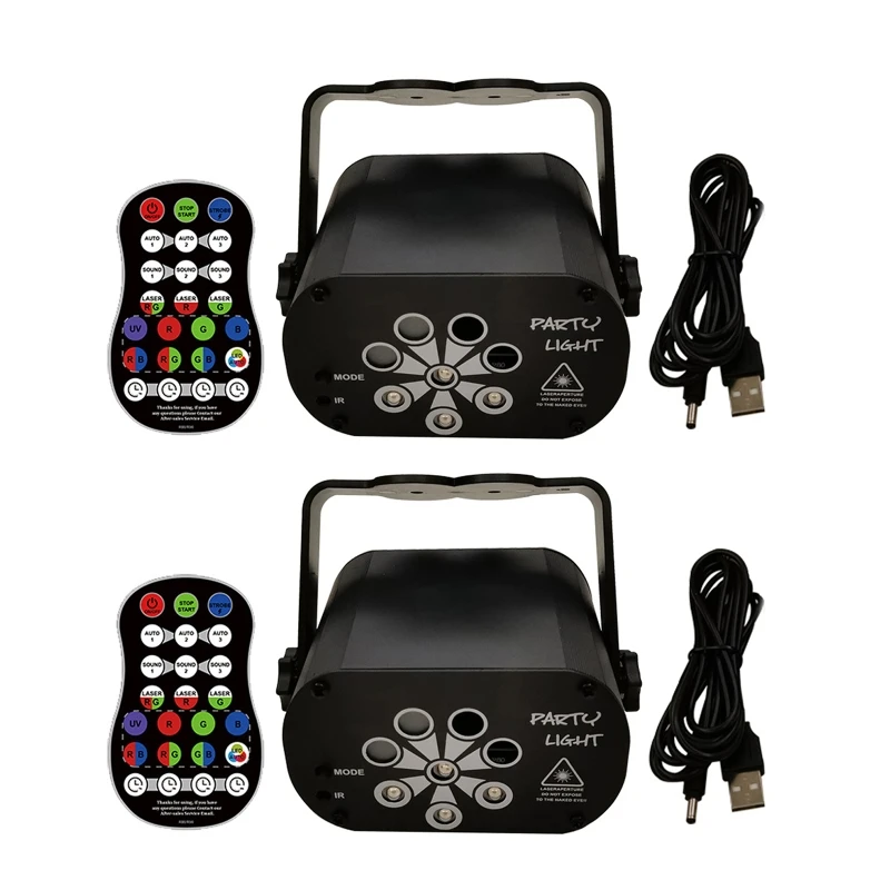 

LED Stage Light Disco Lase r Projector With Remote Control Professional Stage Lighting Effect for DJ Music Party Lamp