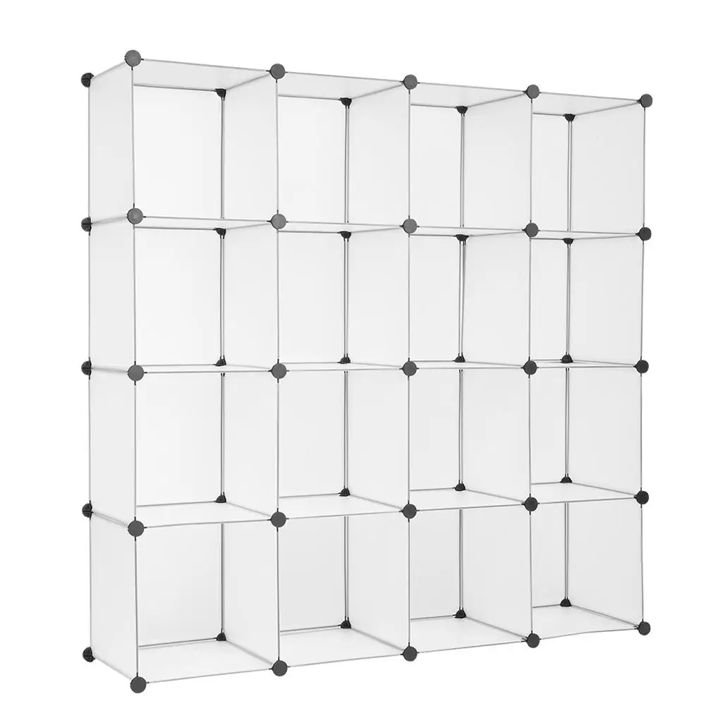 

Cube Storage 16-Cube Book Shelf Storage Shelves Closet Organizer Shelf Cubes Organizer Bookcase