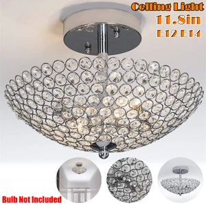 Modern LED Crystal Ceiling Light Indoor Lighting Fixture Home Decoration Round Ceiling Lamps for Living Room Bedroom
