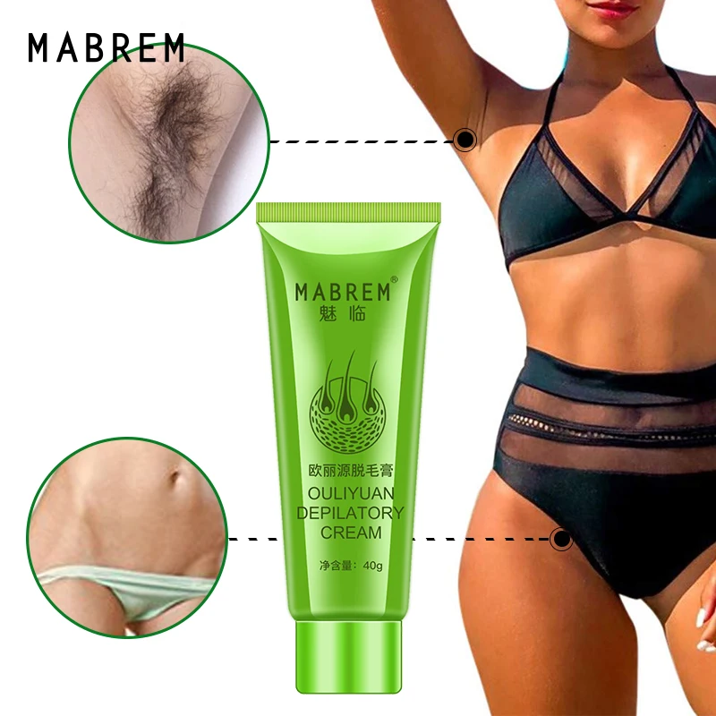 

Mabrem средство для безболезненного удаления волос для ухода за кожей в подмышечной области для руки и ноги 40 г удаление волос воском