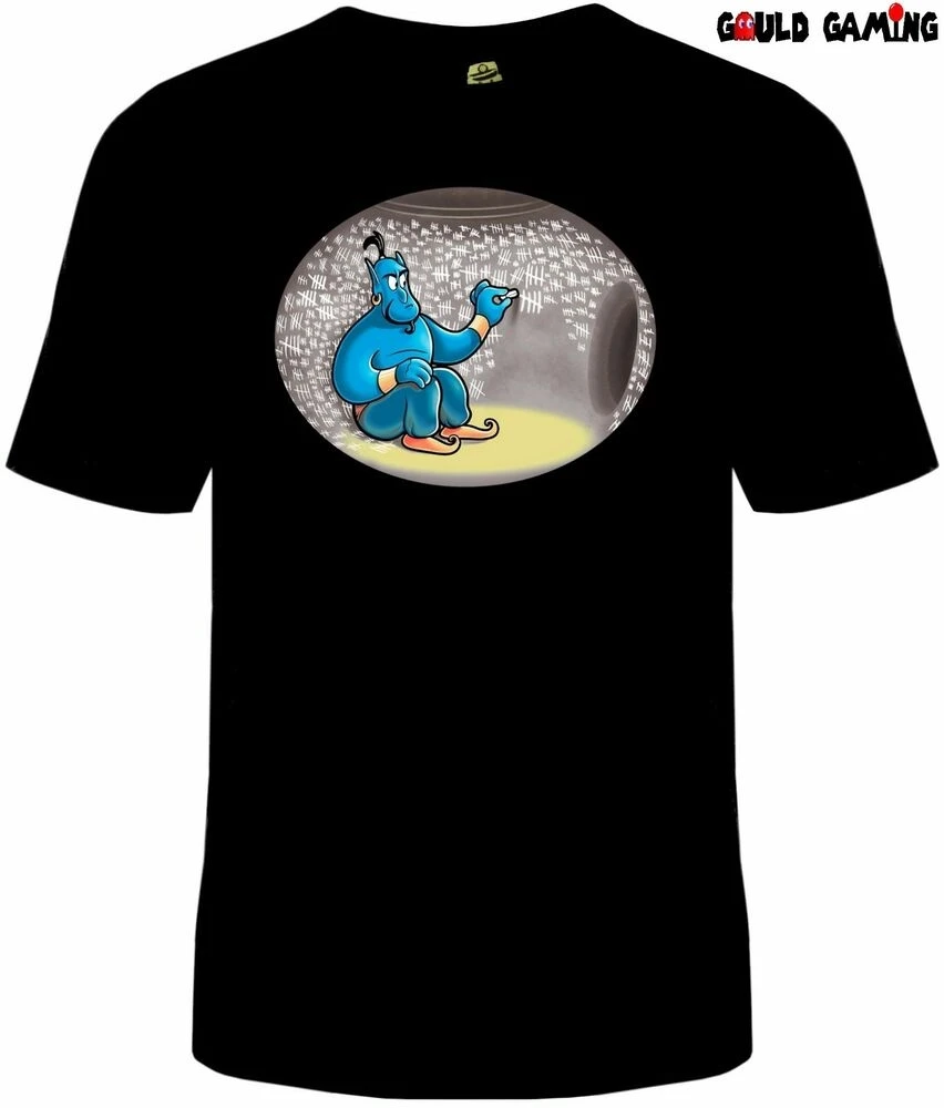 Аладдина Джина хлопковая футболка унисекс забавная Робин Уильямс Новинка |