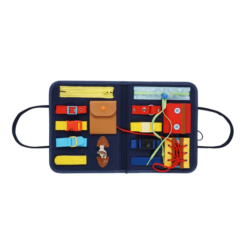 Новейшие Детские игрушки Монтессори детская доска для базовых навыков обучающая